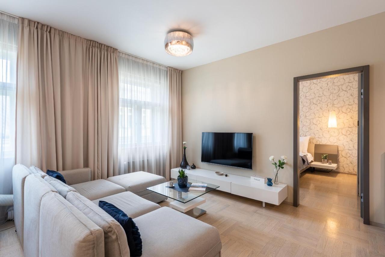 New Luxury Apt With Ac&Parking In The Center Of Prague Lejlighed Eksteriør billede