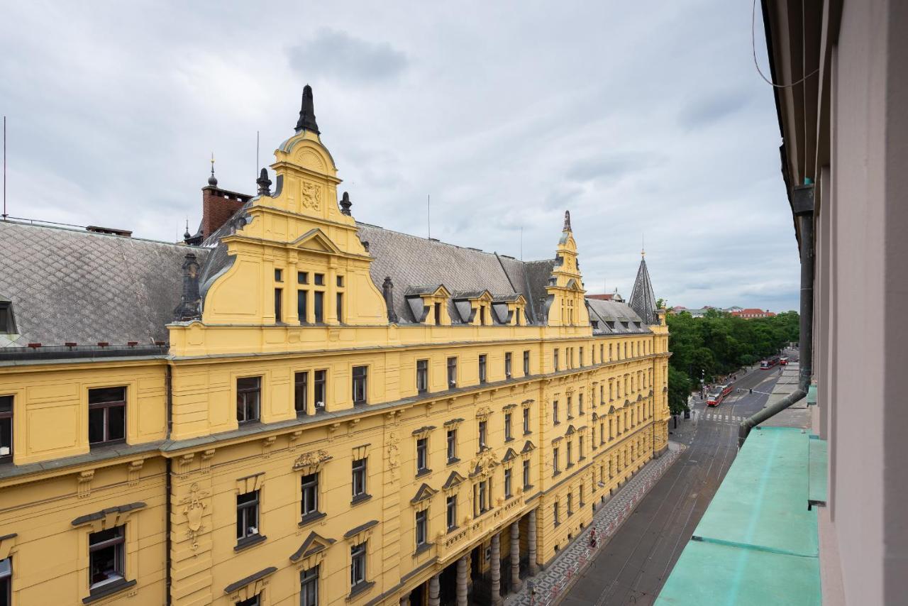New Luxury Apt With Ac&Parking In The Center Of Prague Lejlighed Eksteriør billede
